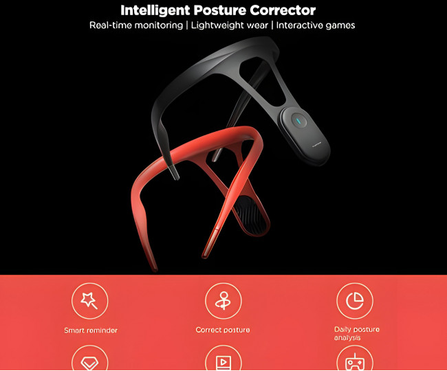 Розумний коректор постави Hipee Smart Posture Trainer з AI аналізом